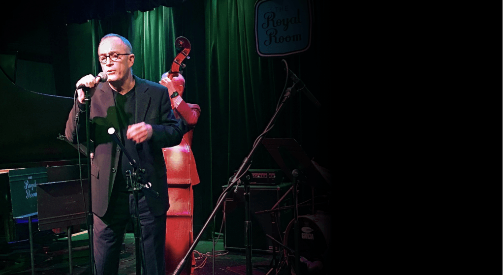 Sandy Mason singing in the Royal Room, Seattle, WA